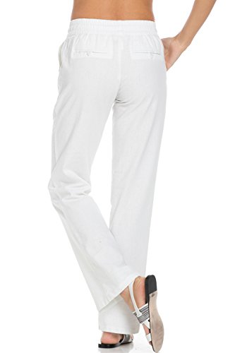 Women's Comfy Elastic Waistband Drawstring Linen Pants for Casual Wear
| Women's Comfy Elastic Waistband Drawstring Lin