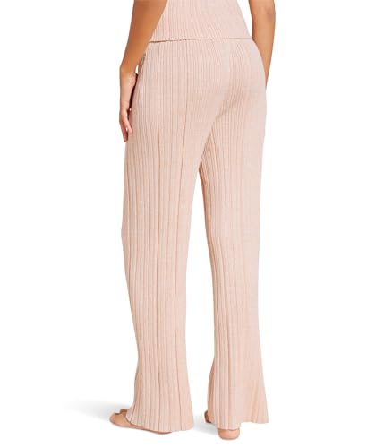 Eberjey Women's Organic Cotton Comfortable Rib Pants for Casual Wear Warm and Soft