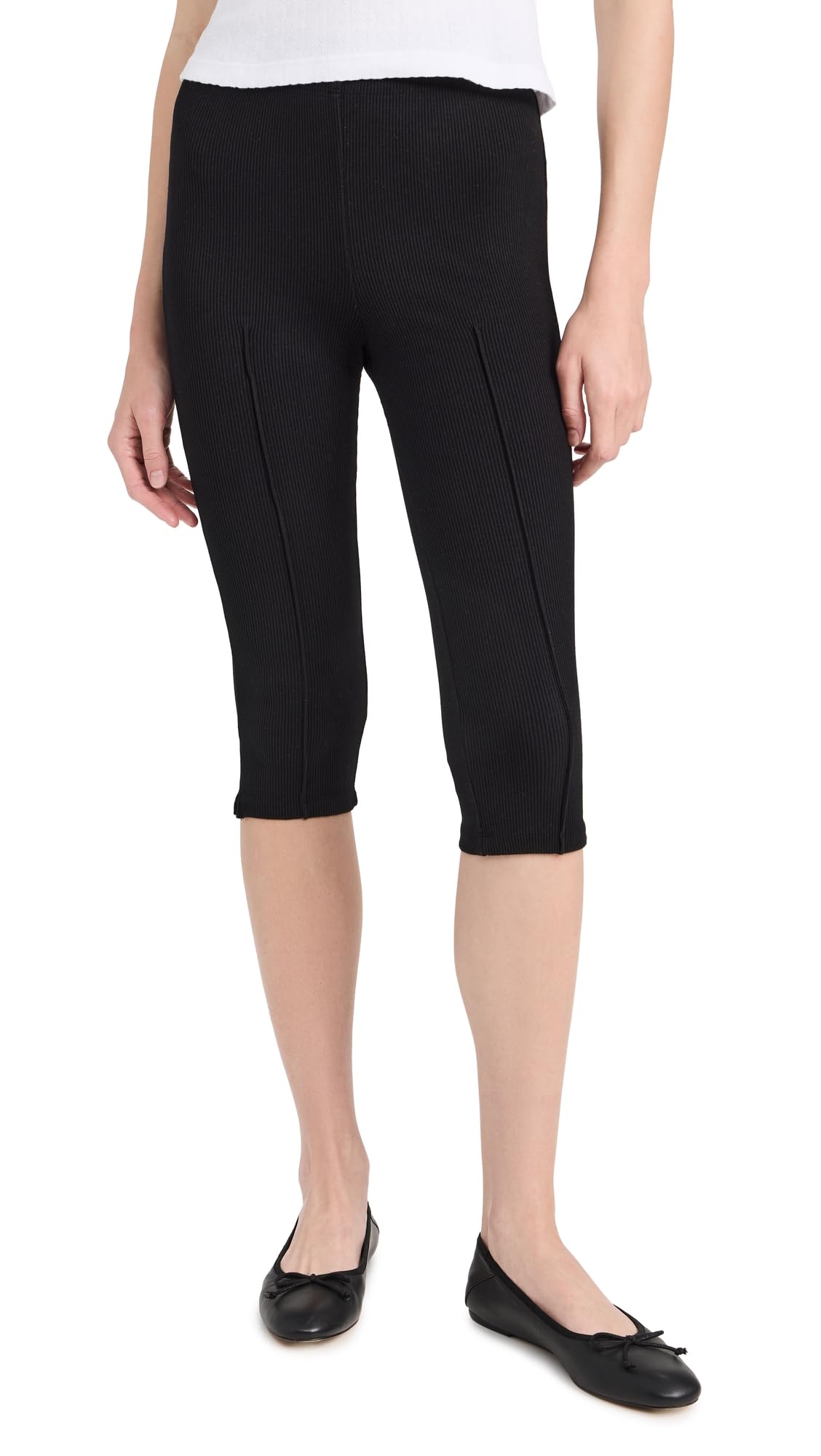 DONNI. Women's Comfortable Rib Petal Pusher Trousers for Casual Wear
| DONNI. Women's Stylish Rib Petal Pusher Trousers