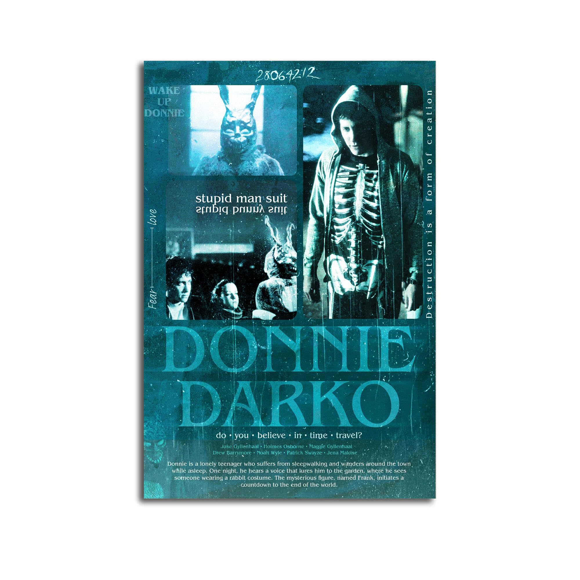  Donnie Darko Horror Movie Poster Canvas Art for Living Room Decor and Room Aesthetic
| Donnie Darko Wall Art Picture 12